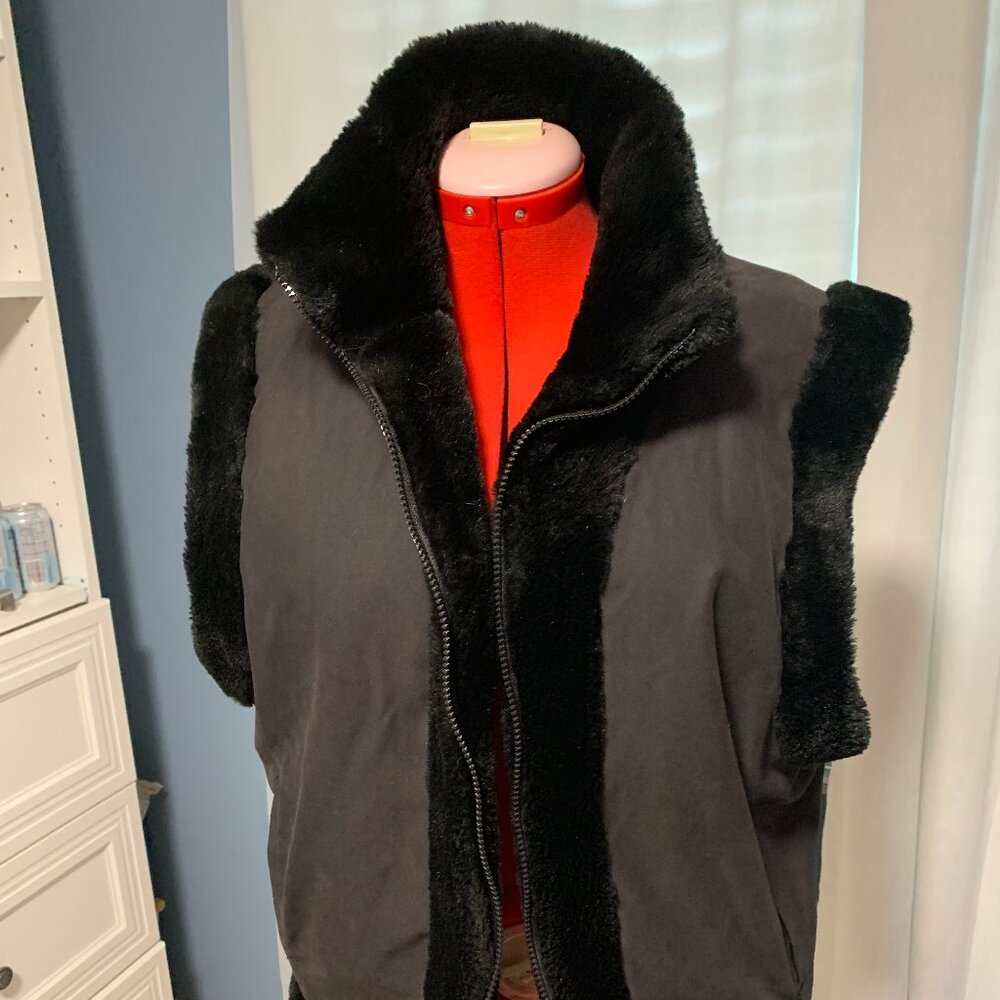 Bellessa Vintage Reversible Faux Fur Vest